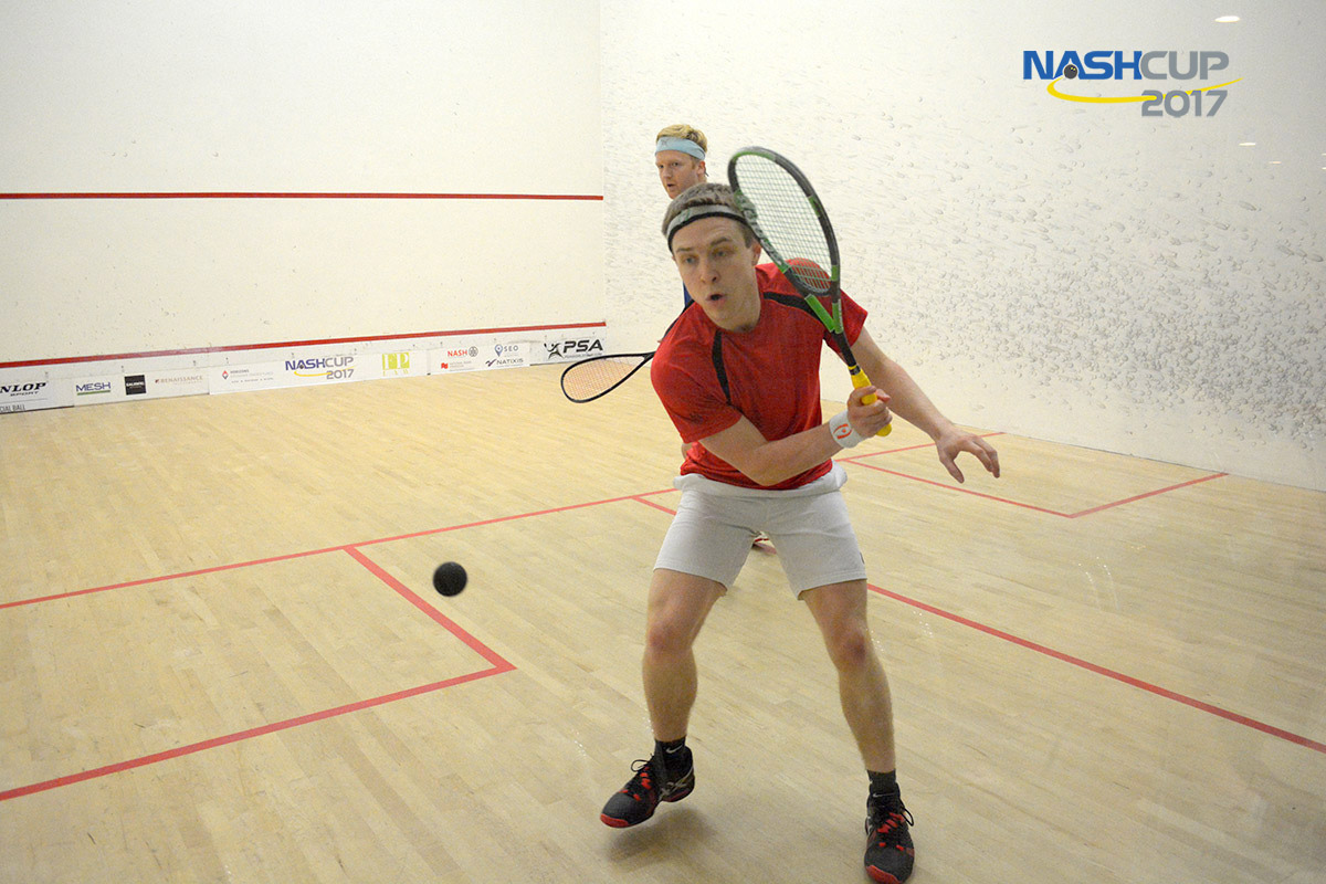 |Current world #111 Andrew Schnell (Canada) playing #104 Farhan Zaman (Pakistan) in the 2017 NASH Cup|